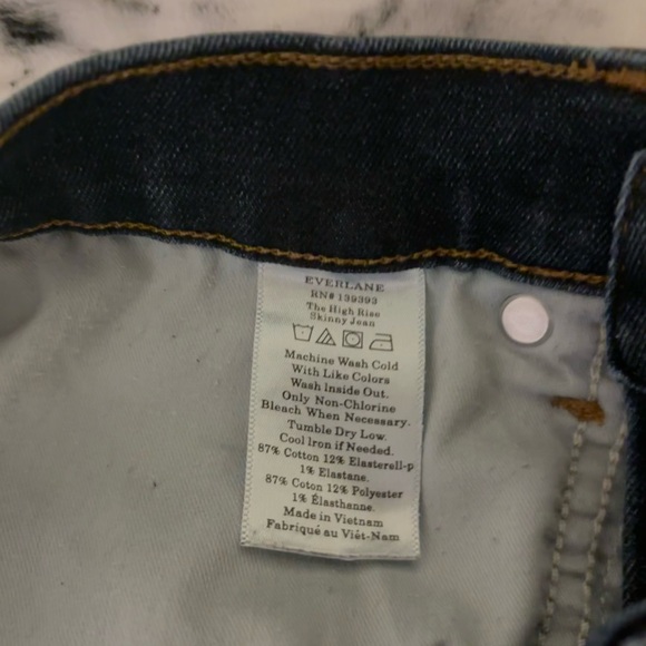 Everlane High rise skinny jeans - Picture 4 of 5
